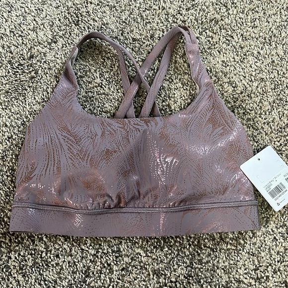 lululemon athletica Other - Lululemon Energy bra *shine NWT size 4